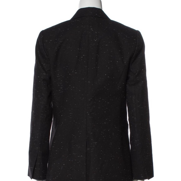 Black Women's Jacket - Elegant Button Front Coat - Picture 3 of 3